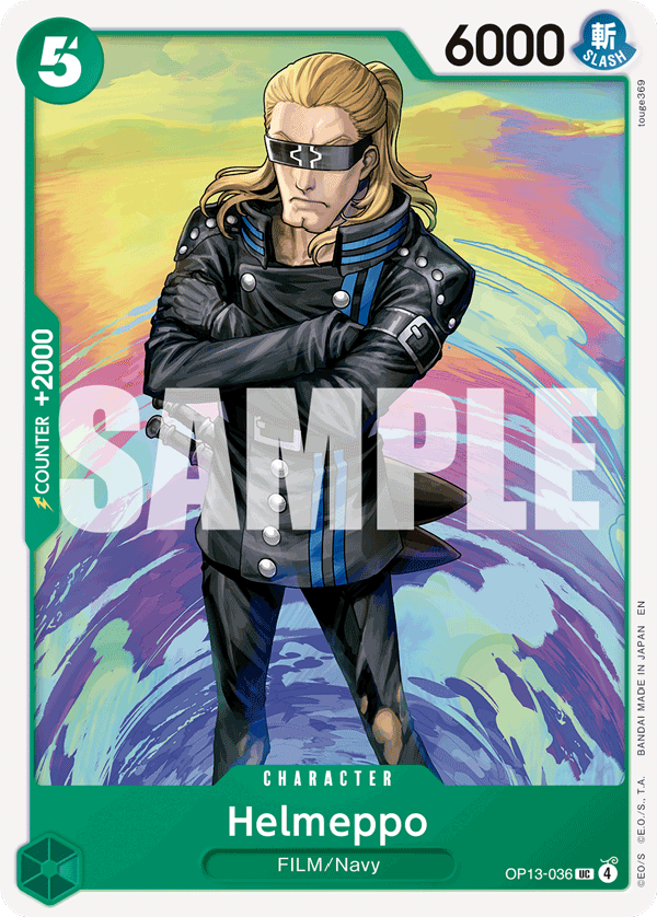Helmeppo OP13-036 One Piece Card Game
