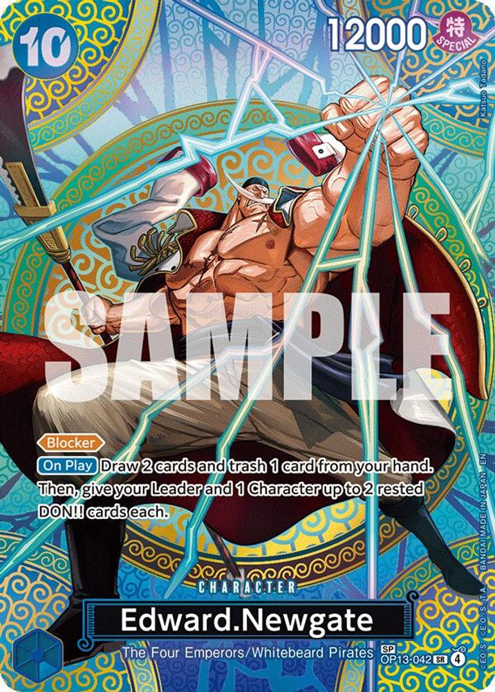 Edward.Newgate [SP] OP13-042 One Piece Card Game