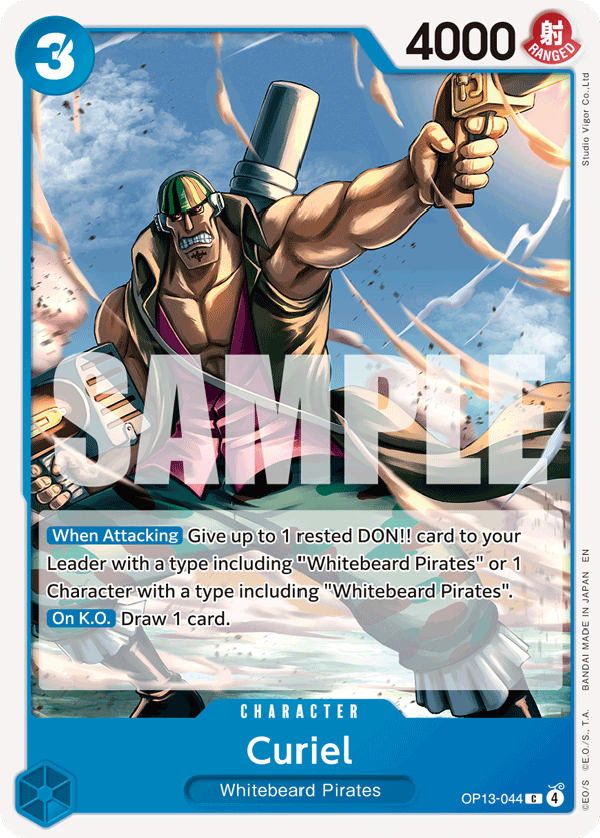 Curiel OP13-044 One Piece Card Game
