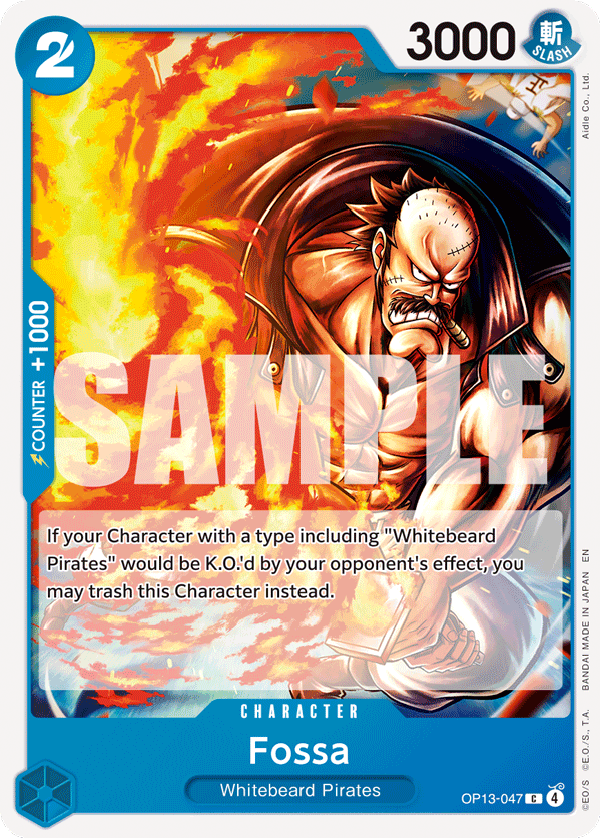 Fossa OP13-047 One Piece Card Game