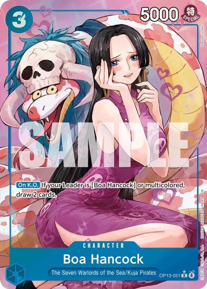 Boa Hancock [Alternate Art] OP13-051 One Piece Card Game