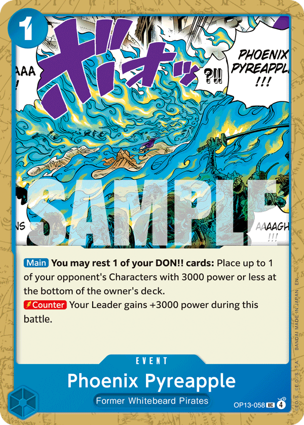 Phoenix Pyreapple OP13-058 One Piece Card Game