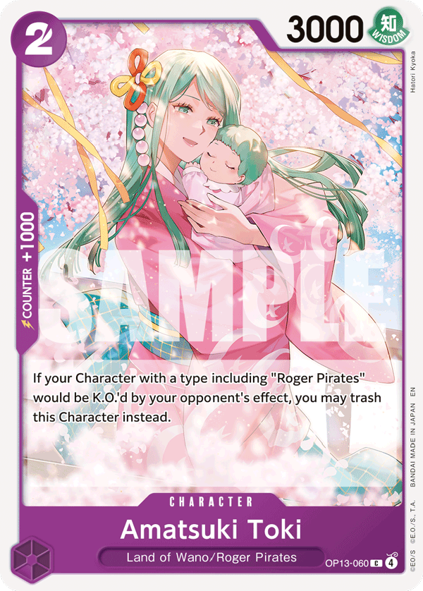 Amatsuki Toki OP13-060 One Piece Card Game