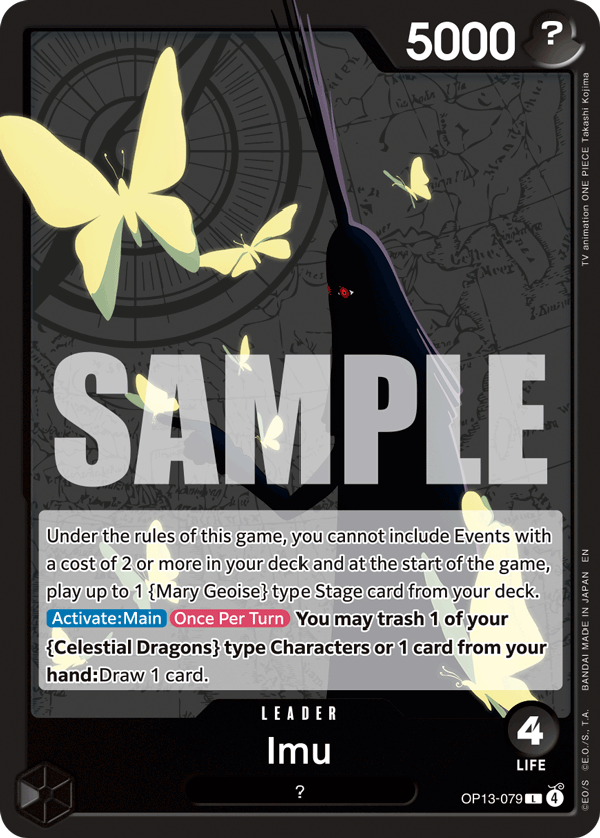 Imu [Alternate Art] JP OP13-079 One Piece Card Game