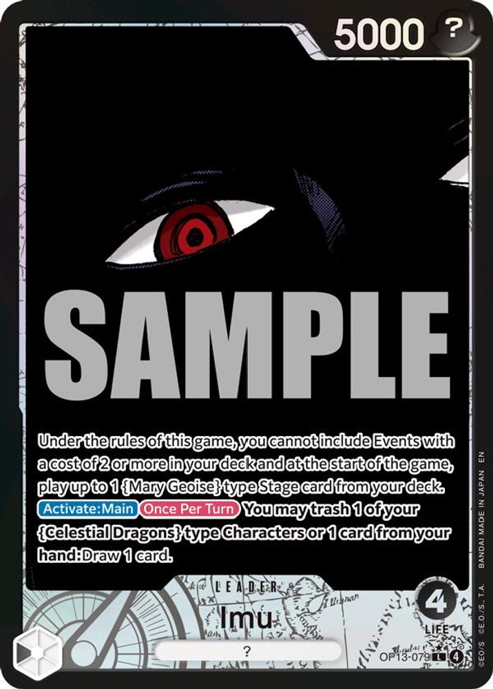 Imu [Alternate Art] OP13-079 One Piece Card Game