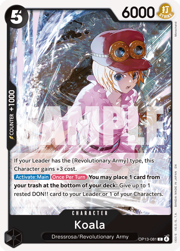 Koala OP13-081 One Piece Card Game