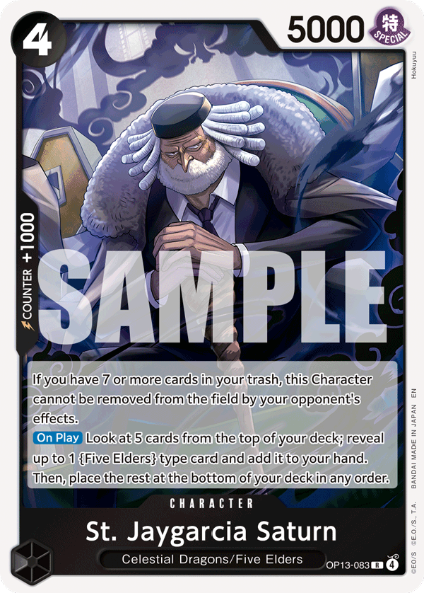 St. Jaygarcia Saturn OP13-083 One Piece Card Game