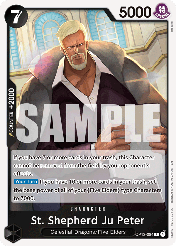 St. Shepherd Ju Peter OP13-084 One Piece Card Game