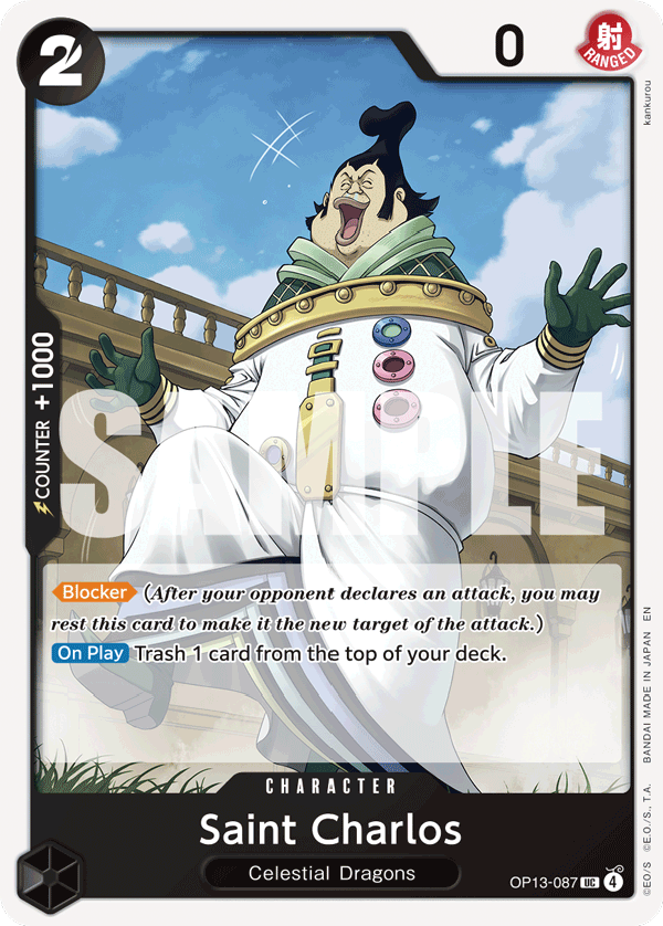 Saint Charlos OP13-087 One Piece Card Game