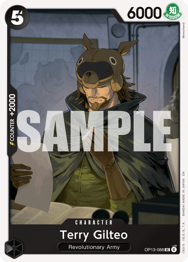 Terry Gilteo OP13-088 One Piece Card Game
