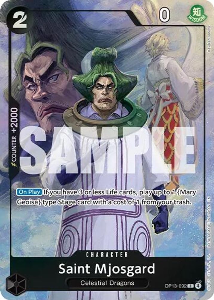 Saint Mjosgard [Best Selection] OP13-092 One Piece Card Game