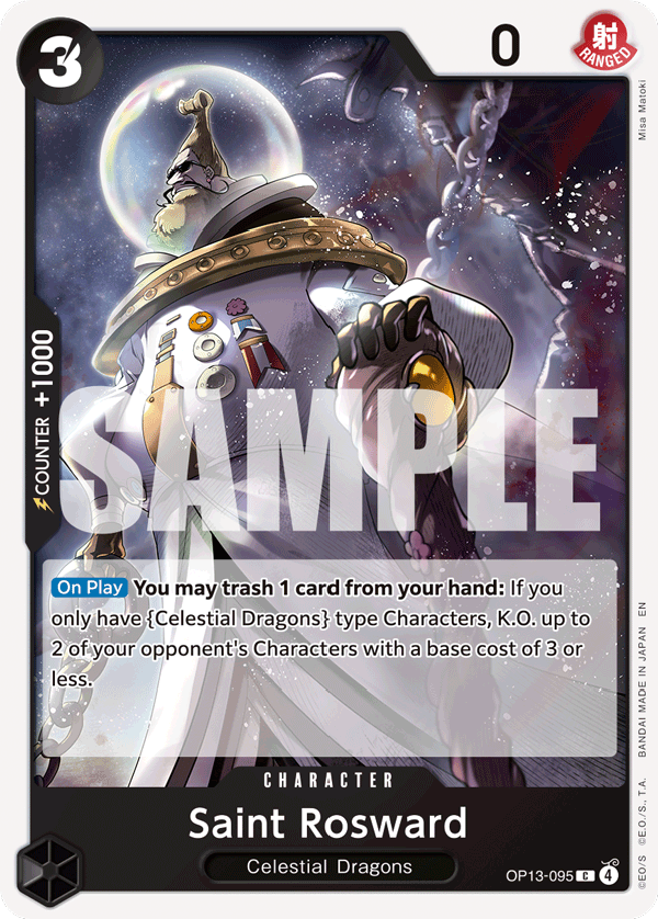 Saint Rosward OP13-095 One Piece Card Game