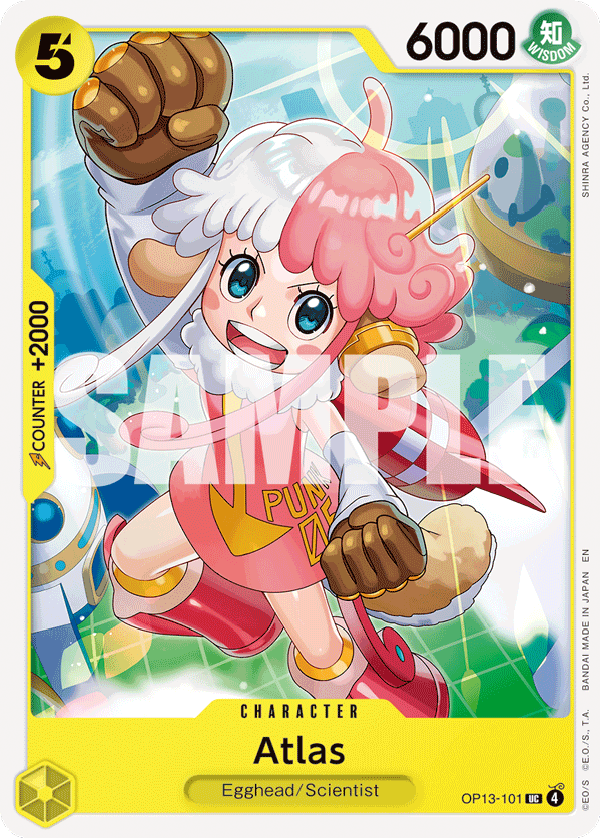 Atlas OP13-101 One Piece Card Game
