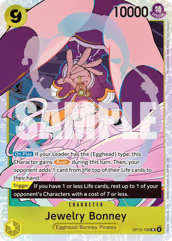 Jewelry Bonney OP13-108 One Piece Card Game