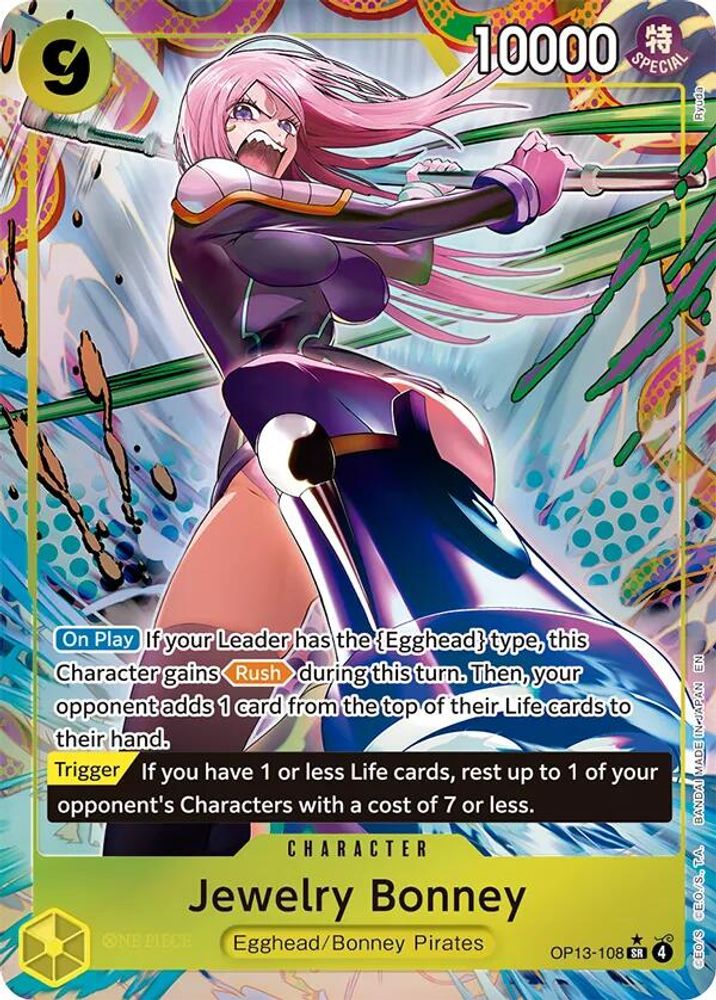 Jewelry Bonney [Alternate Art] OP13-108 One Piece Card Game