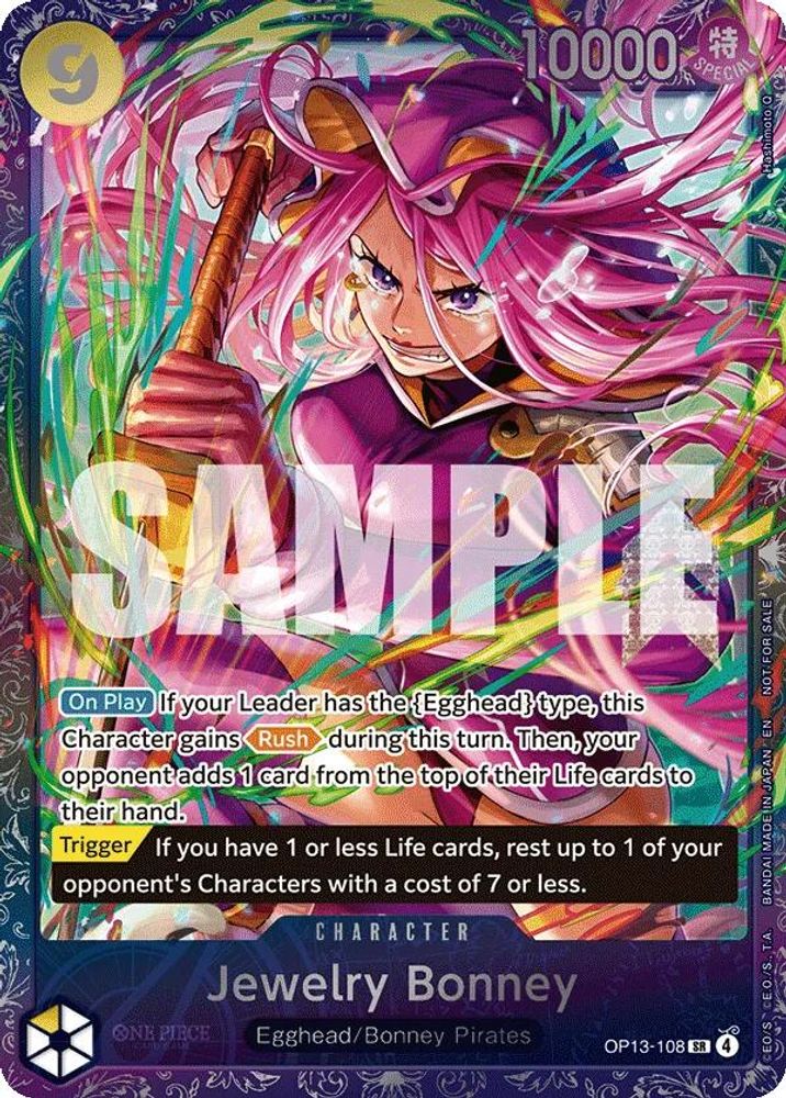 Jewelry Bonney [Treasure Cup] OP13-108 One Piece Card Game