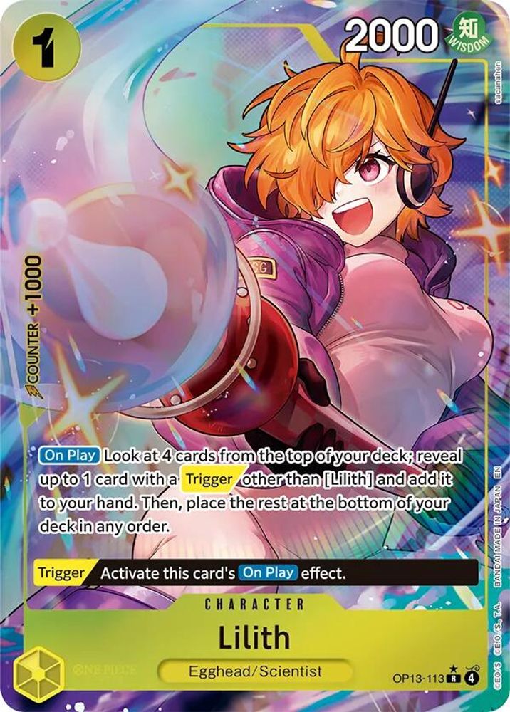 Lilith [Alternate Art] OP13-113 One Piece Card Game