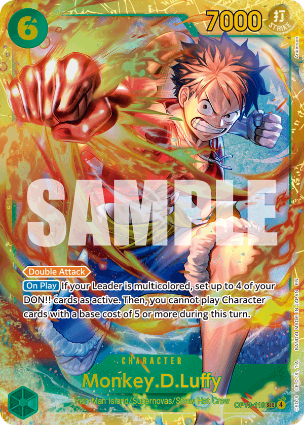 Monkey.D.Luffy OP13-118 One Piece Card Game
