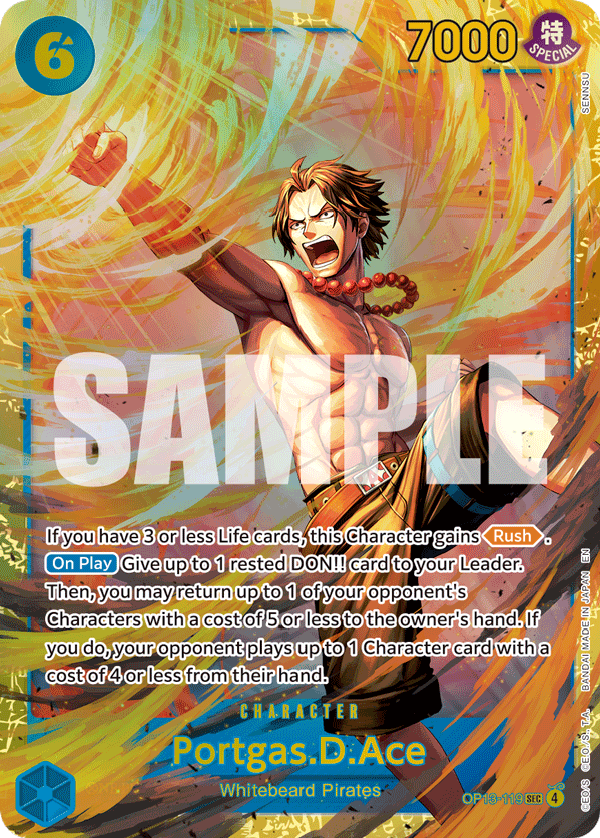 Portgas.D.Ace OP13-119 One Piece Card Game