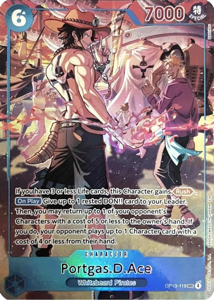 Portgas.D.Ace [3rd Anniversary] OP13-119 One Piece Card Game
