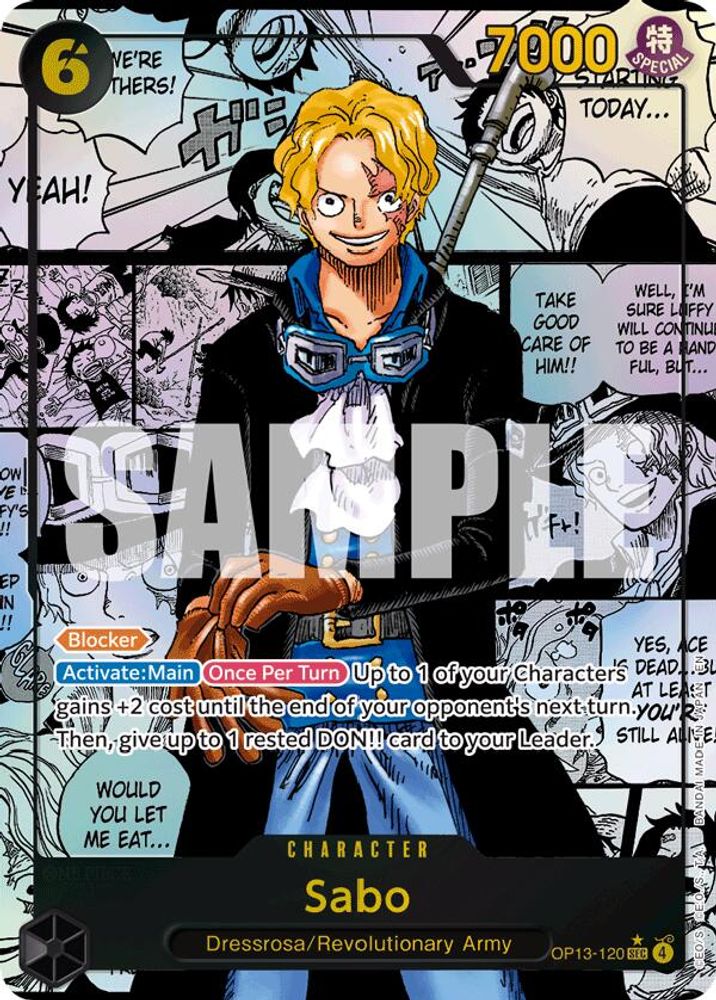 Sabo [Manga] OP13-120 One Piece Card Game