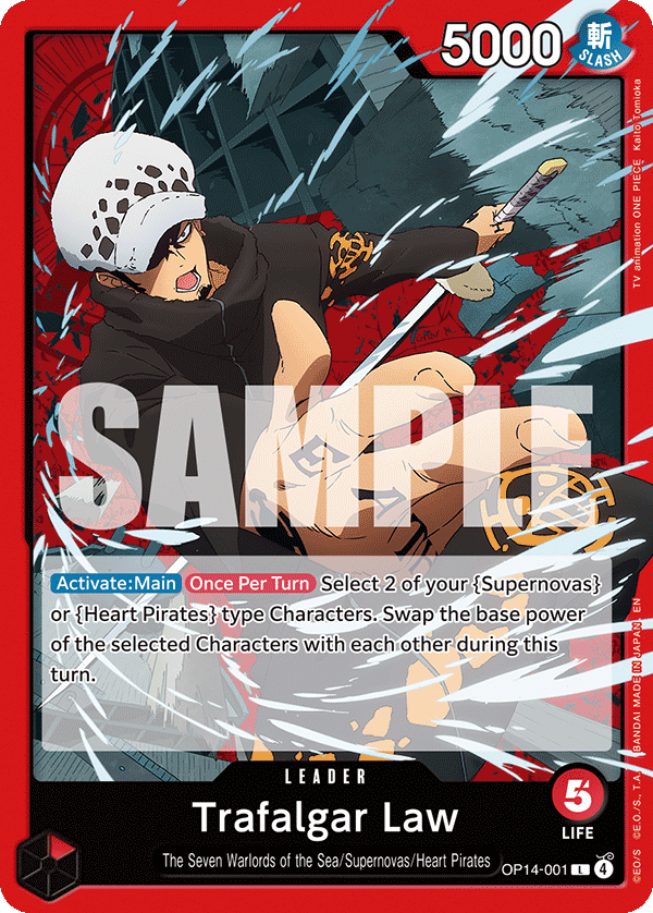 Trafalgar Law OP14-001 One Piece Card Game