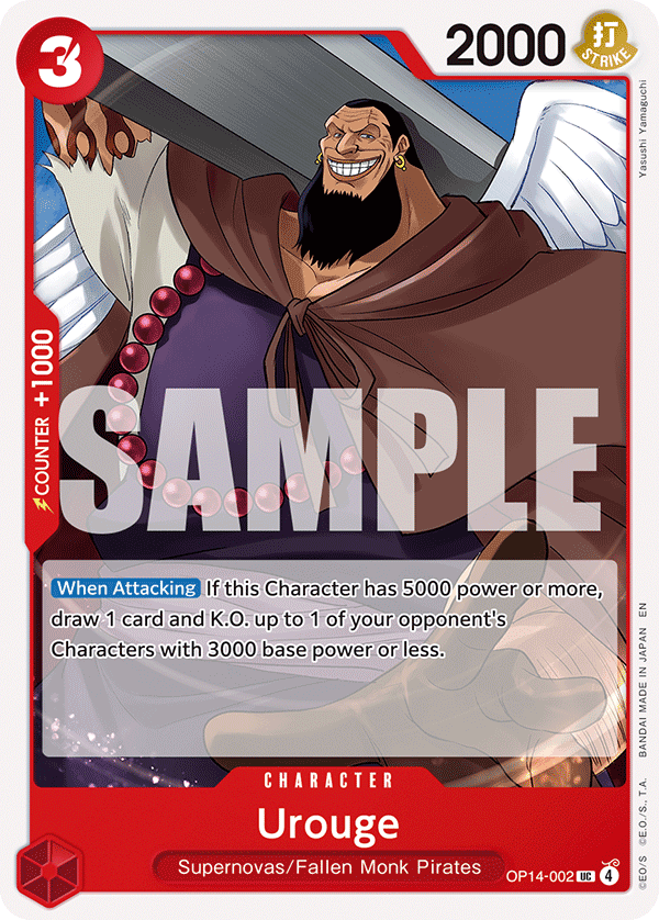 Urouge OP14-002 One Piece Card Game