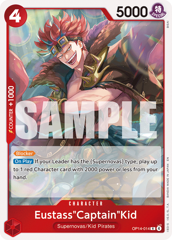 Eustass"Captain"Kid OP14-014 One Piece Card Game