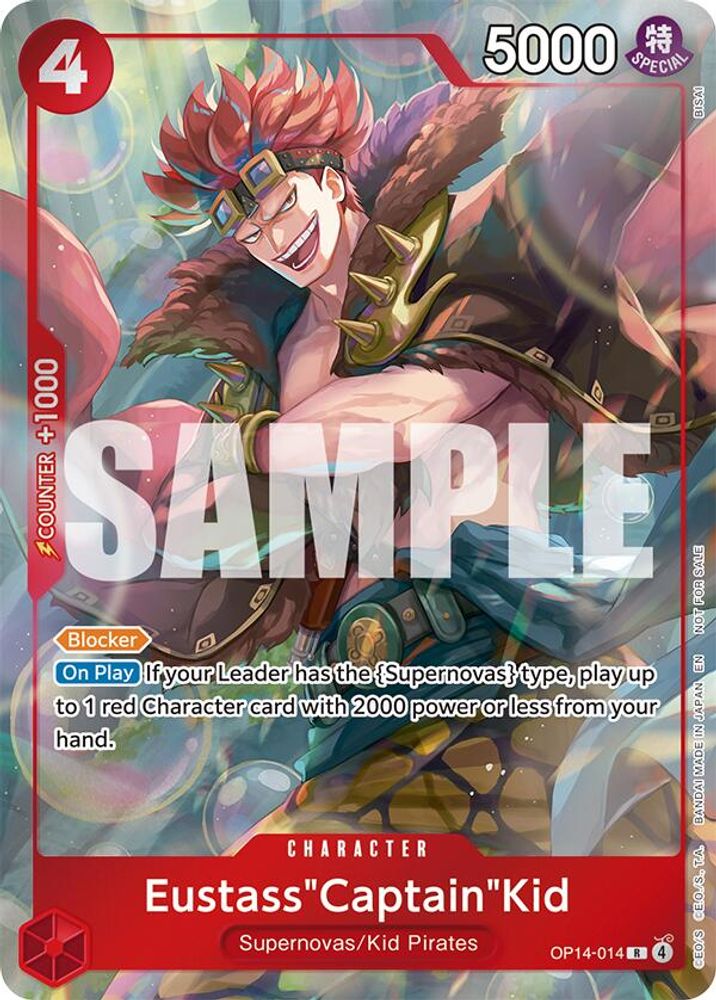 Eustass"Captain"Kid [Dash Pack] OP14-014 One Piece Card Game