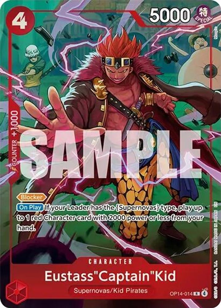 Eustass"Captain"Kid [Illustration Box Vol.8] OP14-014 One Piece Card Game