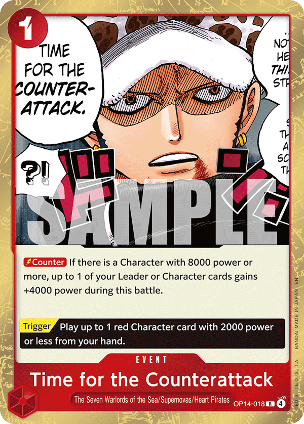 Time for the Counterattack OP14-018 One Piece Card Game