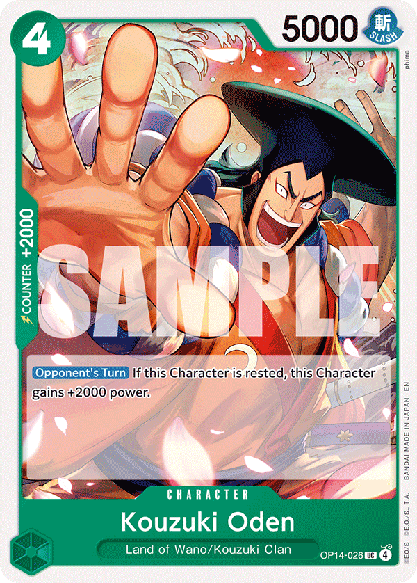 Kouzuki Oden OP14-026 One Piece Card Game