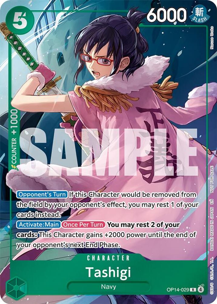 Tashigi [Dash Pack] OP14-029 One Piece Card Game