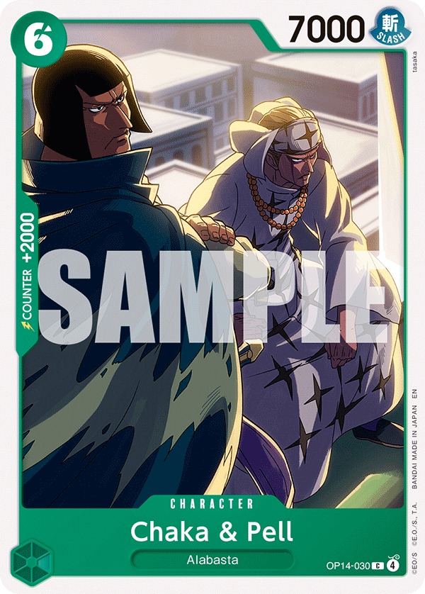 Chaka &amp; Pell OP14-030 One Piece Card Game