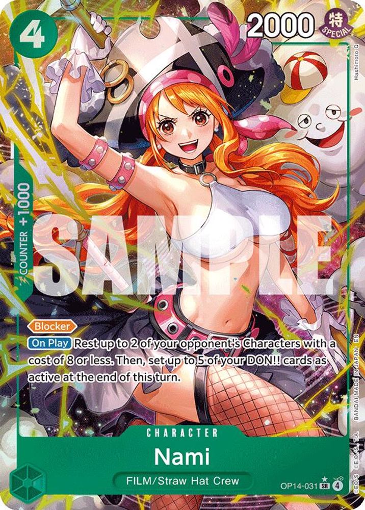 Nami [Alternate Art] OP14-031 One Piece Card Game