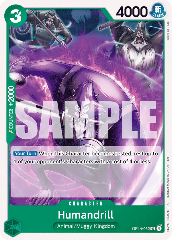 Humandrill OP14-032 One Piece Card Game