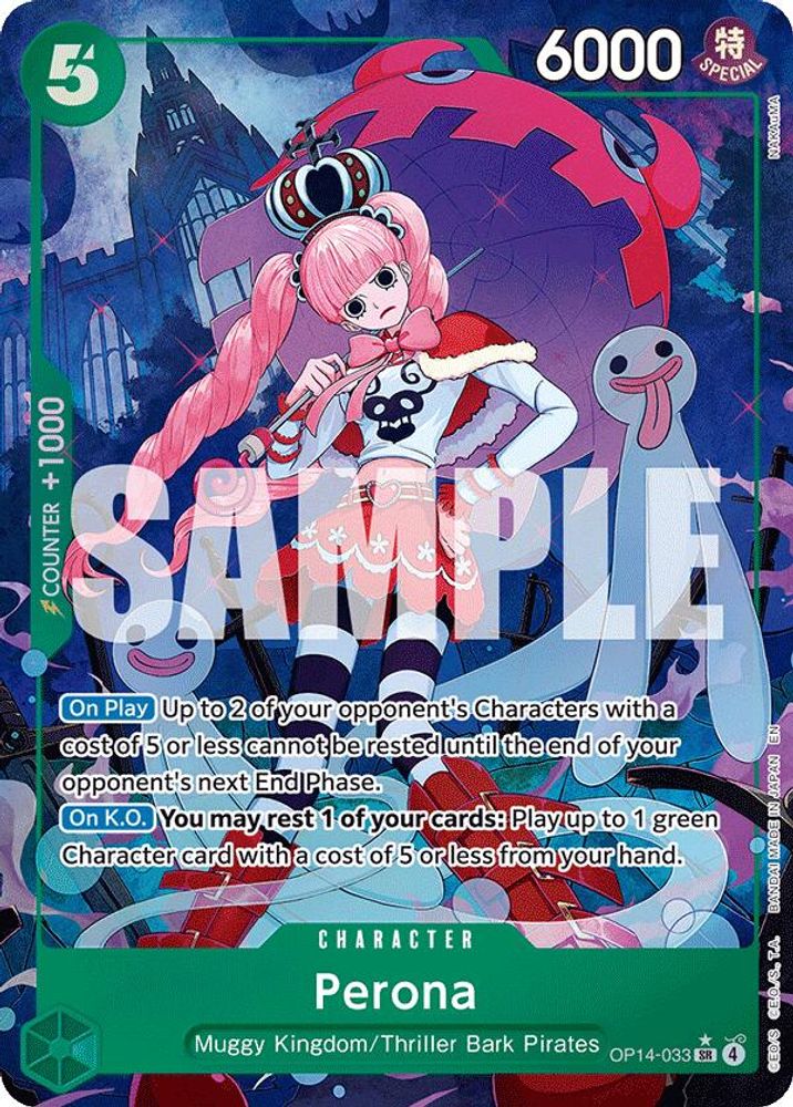 Perona [Alternate Art] OP14-033 One Piece Card Game