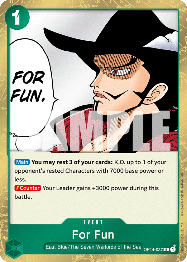 For Fun OP14-037 One Piece Card Game