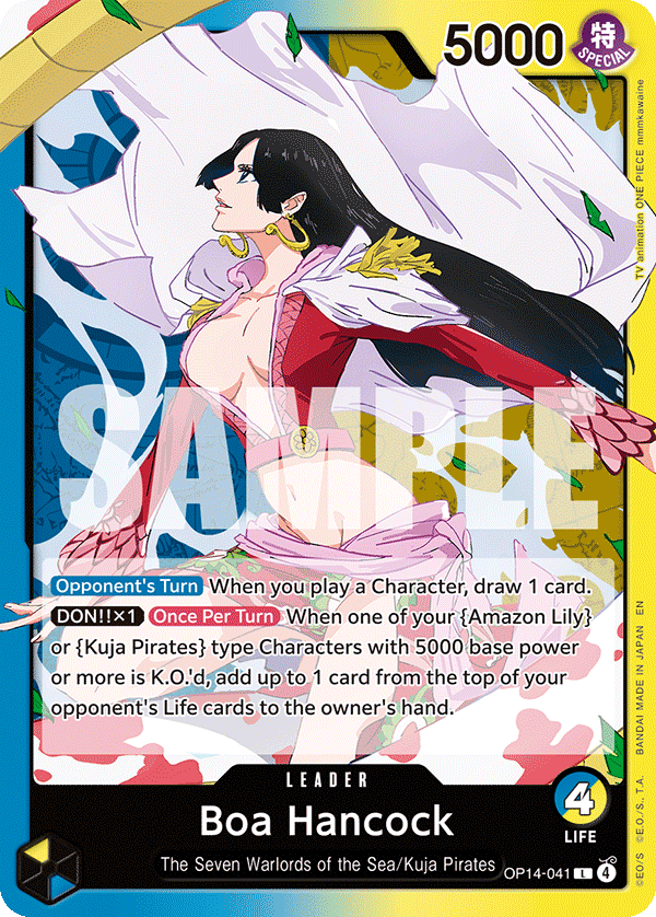 Boa Hancock [Alternate Art] JP OP14-041 One Piece Card Game