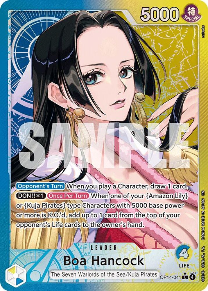 Boa Hancock [Alternate Art] OP14-041 One Piece Card Game