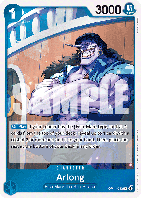 Arlong OP14-042 One Piece Card Game