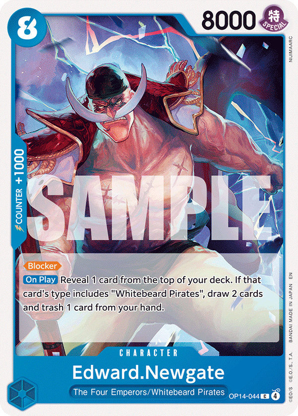 Edward.Newgate OP14-044 One Piece Card Game