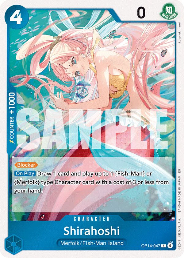 Shirahoshi OP14-047 One Piece Card Game