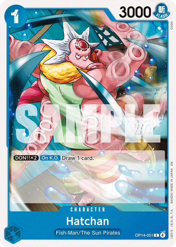 Hatchan OP14-051 One Piece Card Game