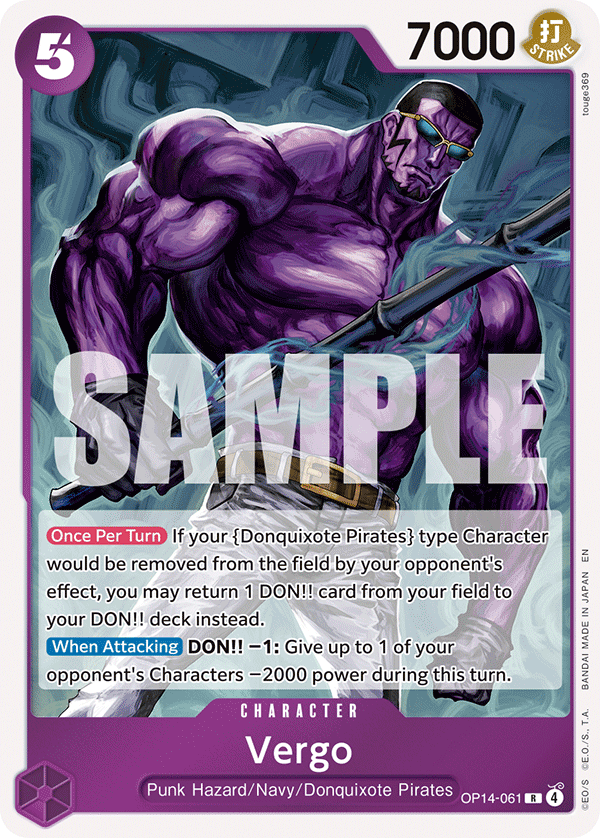 Vergo OP14-061 One Piece Card Game