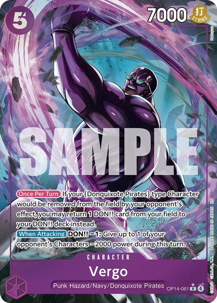 Vergo [Alternate Art] OP14-061 One Piece Card Game
