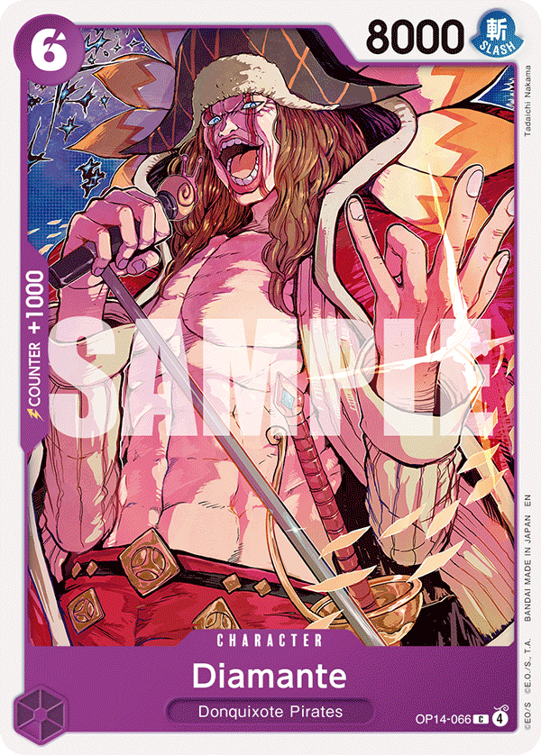 Diamante OP14-066 One Piece Card Game