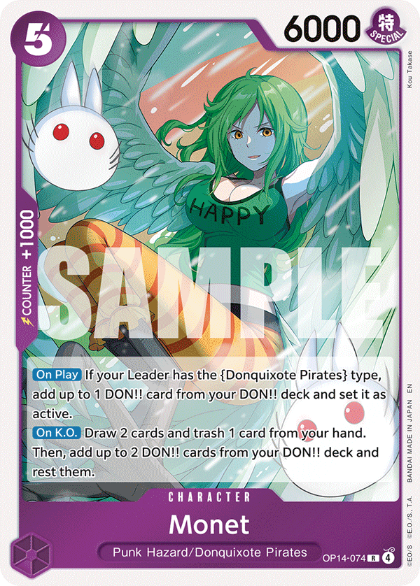 Monet OP14-074 One Piece Card Game