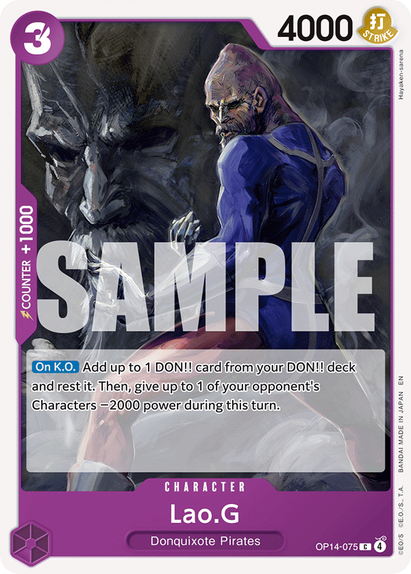 Lao.G OP14-075 One Piece Card Game