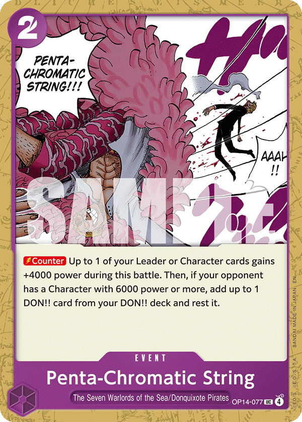 Penta-Chromatic String OP14-077 One Piece Card Game
